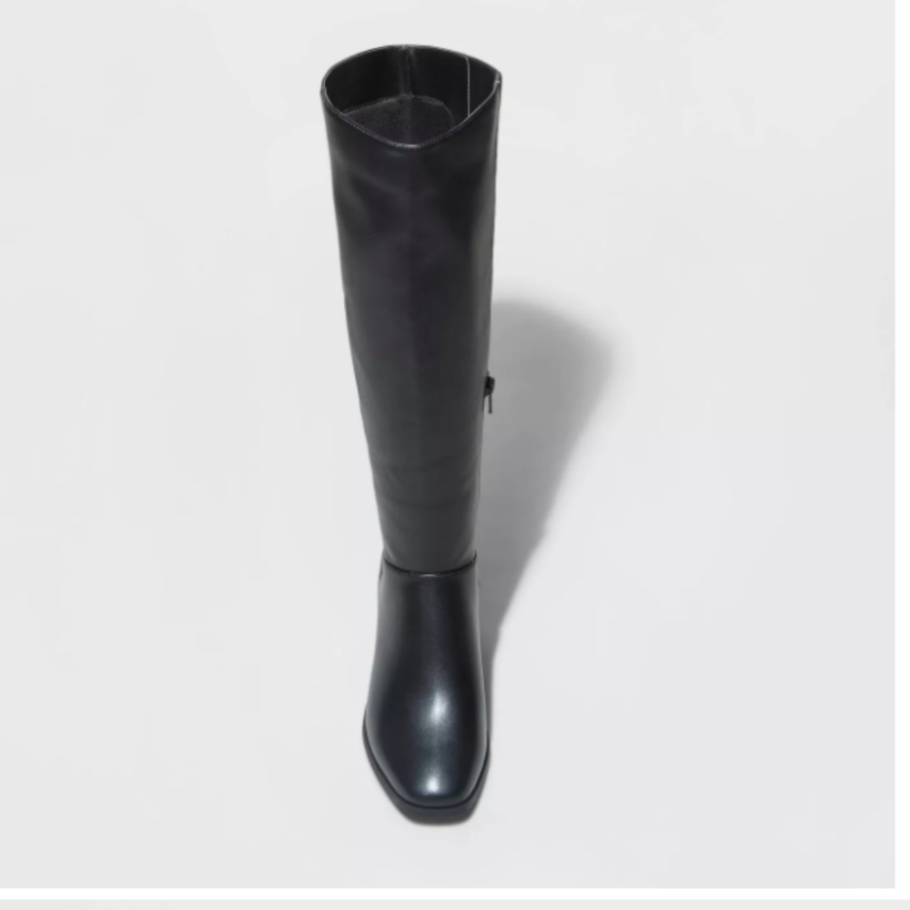 Joy Tall Block Heeled Boots (7.5) - Picture 3 of 8